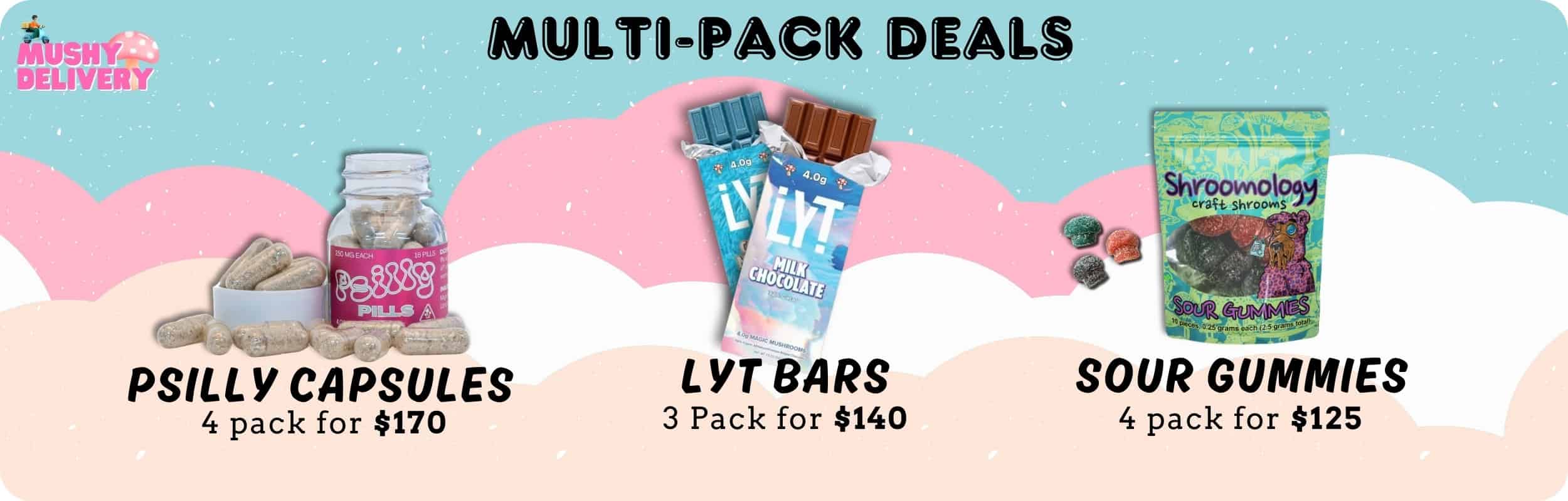 Mushy Multi Pack Deals Banner